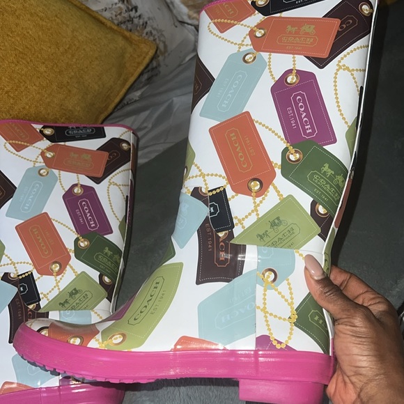 Coach rain boots - Picture 3 of 6